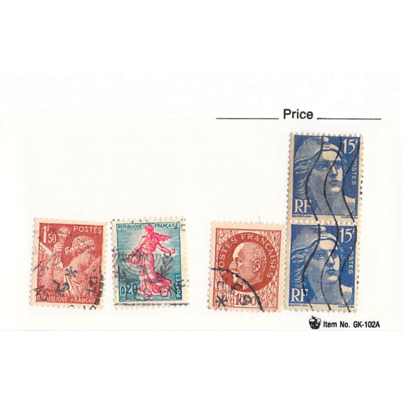 France 4 different of 4 total stamps included  (SC0_426)