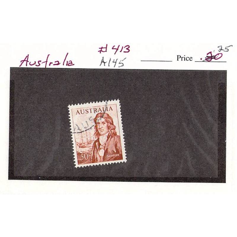 Australia 413 Used Dempier 1966 (SC0_437)