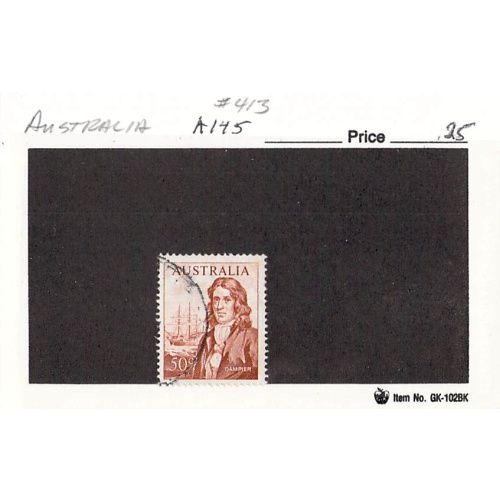 Australia 413 Used Dempier 2 1966 (SC0_439)