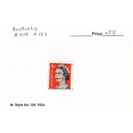 Australia 419 Used QEII coil 1966 (SC0_441)
