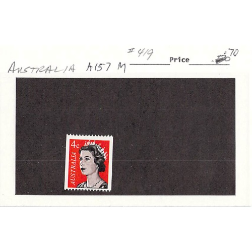 Australia 419 Unused QEII coil 1966 (SC0_442)