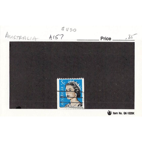 Australia 420 Used QEII coil 1966 (SC0_445)