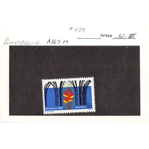 Australia 429 Unused Christmas Bell Flower 1967 (SC0_462)