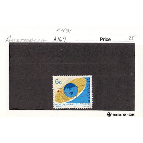 Australia 431 Used Satelite 1968 (SC0_463)