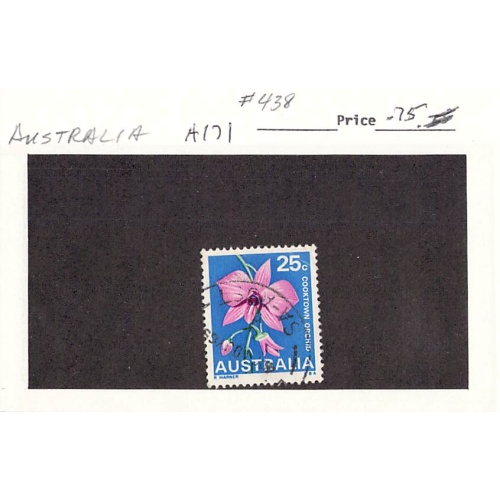 Australia 438 Used Orchid 1968 (SC0_470)