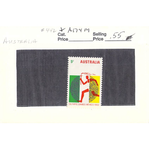 Australia 442 Unused Runner 1968 (SC0_486)