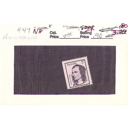 Australia 447 Unused Caroline Chisholm 1 1968 (SC0_502)