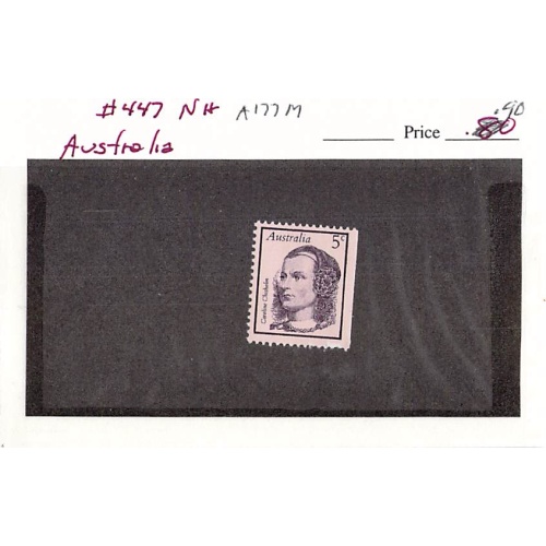 Australia 447 Unused Caroline Chisholm 1 1968 (SC0_505)