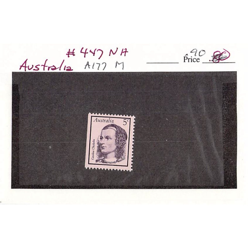 Australia 447 Unused Caroline Chisholm 2 1968 (SC0_506)
