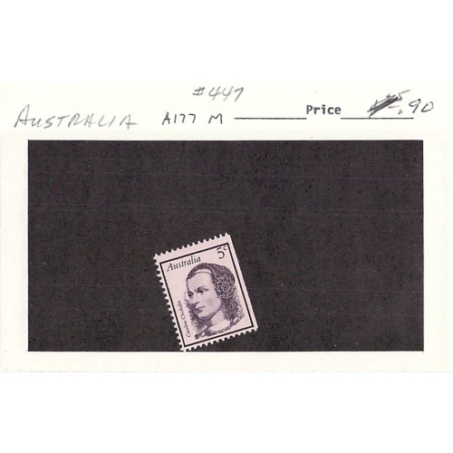 Australia 447 Unused Caroline Chisholm 1 1968 (SC0_508)