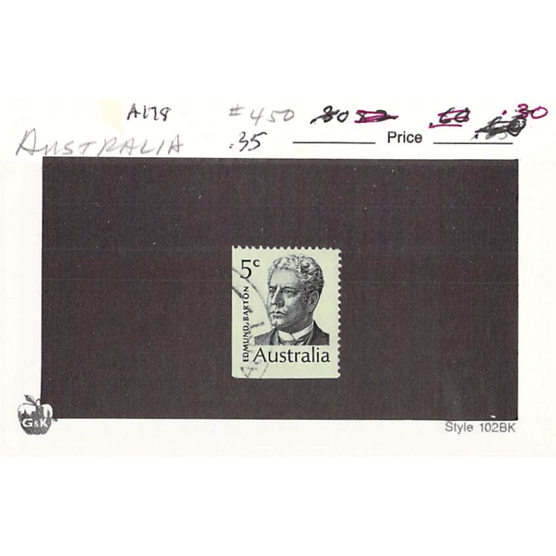Australia 450 Used Barton 1969 (SC0_519)