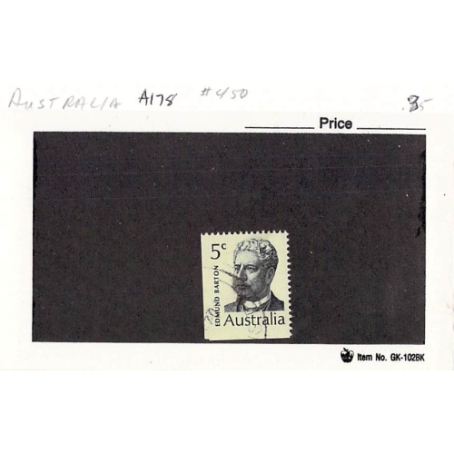 Australia 450 Unused Barton 2 1969 (SC0_524)