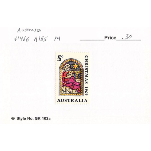Australia 466 Unused Christmas 1969 (SC0_537)