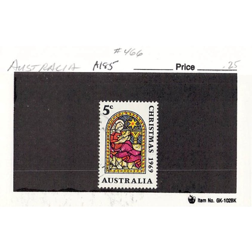 Australia 466 Used Christmas 1969 (SC0_541)