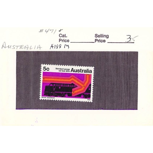 Australia 471 Unused Locomotive 1970 (SC0_543)