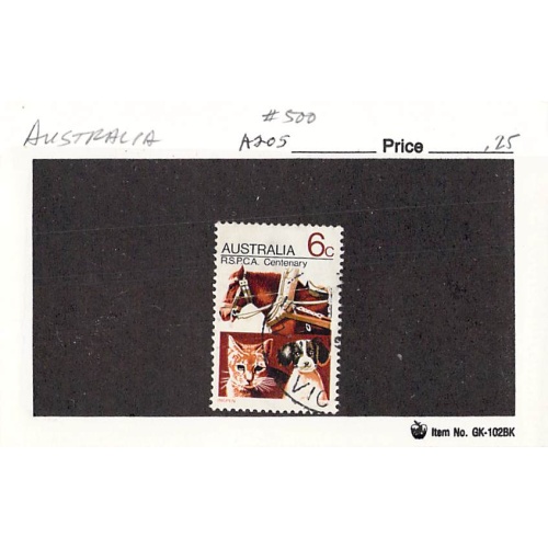Australia 500 Used RSPCA 1971 (SC0_593)