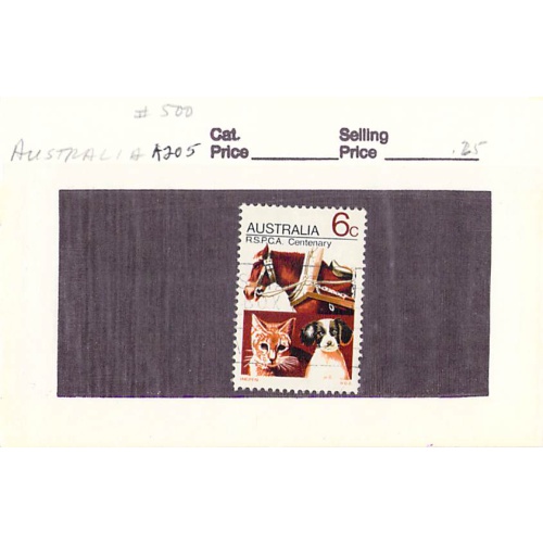 Australia 500 Used RSPCA 2 1971 (SC0_595)