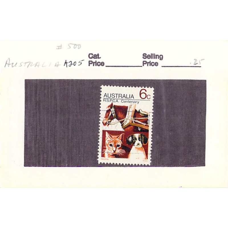 Australia 500 Used RSPCA 2 1971 (SC0_595)