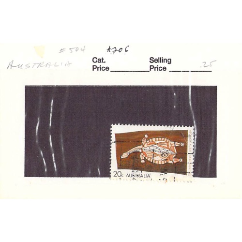 Australia 504 Used Turtle 1971 (SC0_599)