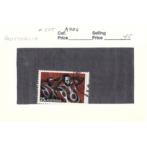 Australia 505 Used Warramunga Tribe 1971 (SC0_602)