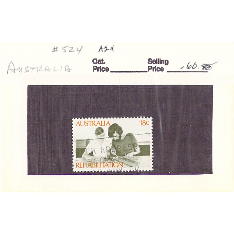 Australia 524 Used Amputee 1972 (SC0_612)
