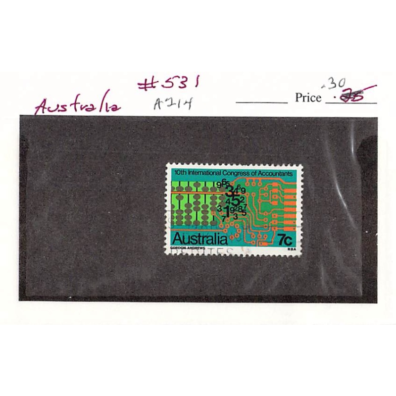 Australia 531 Used Computer Circuts 2 1972 (SC0_622)