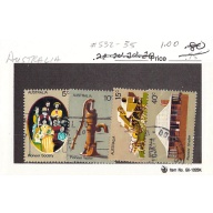 Australia 532-35 Used Pioneers 1972 CV 1.00 (SC0_626)