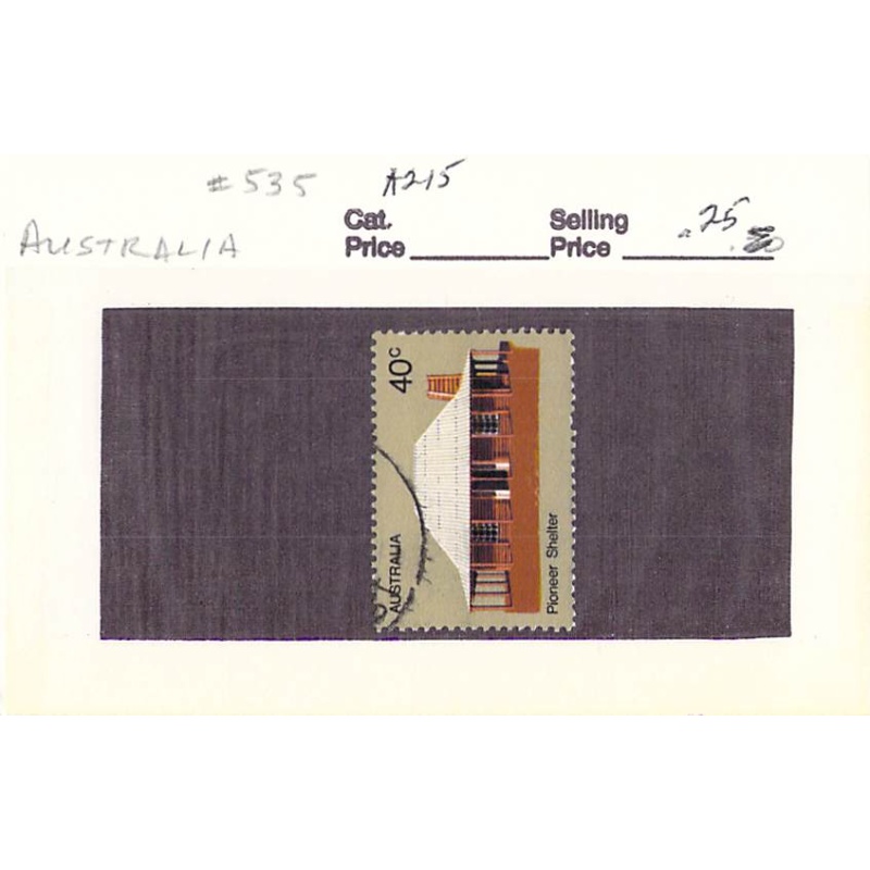Australia 535 Used Pionee House 1 1972 (SC0_628)