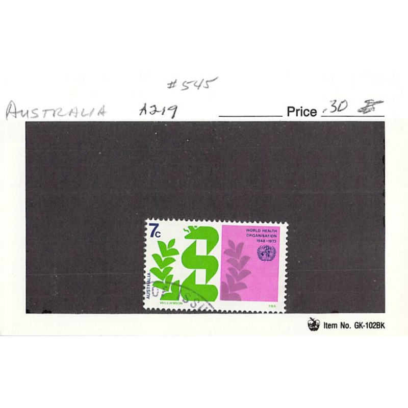 Australia 545 Used Plants 1973 (SC0_641)