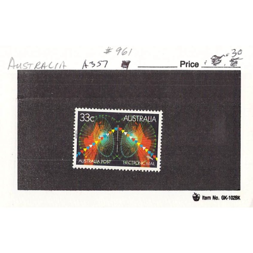 Australia 961 Used eMail 1985 (SC0_705)