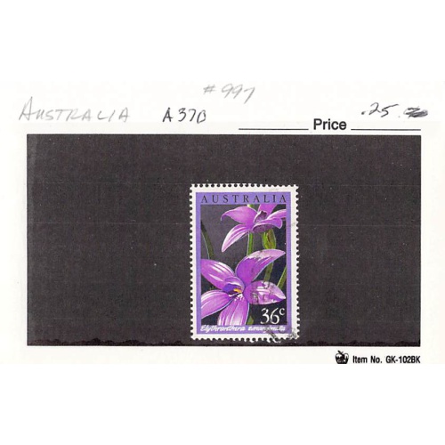 Australia 997 Used Orchids 1986 (SC0_708)