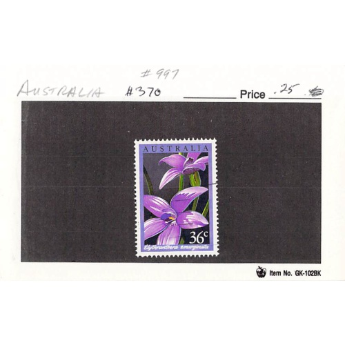 Australia 997 Used Orchids 1 1986 (SC0_709)