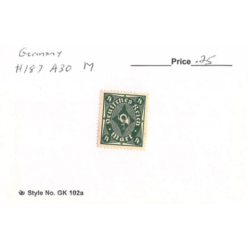 Germany 187 Unused   (SC0_722)