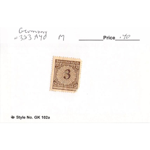 Germany 323 Unused   (SC0_734)