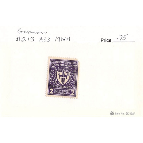 Germany 213 Unused   (SC0_795)