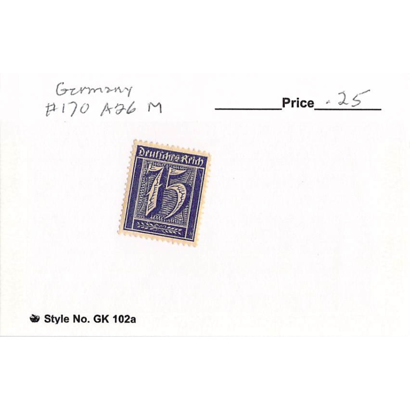 Germany 170 Unused   (SC0_821)