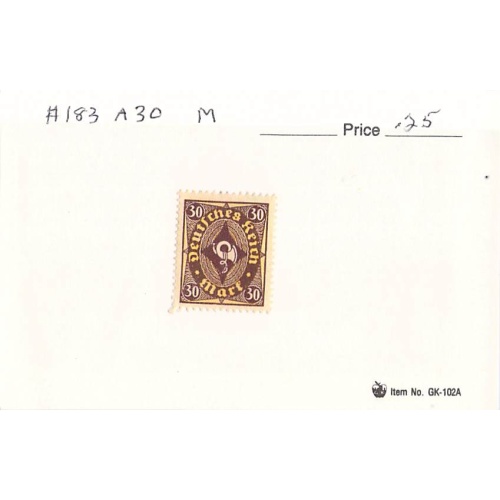 Germany 183 Unused   (SC0_843)