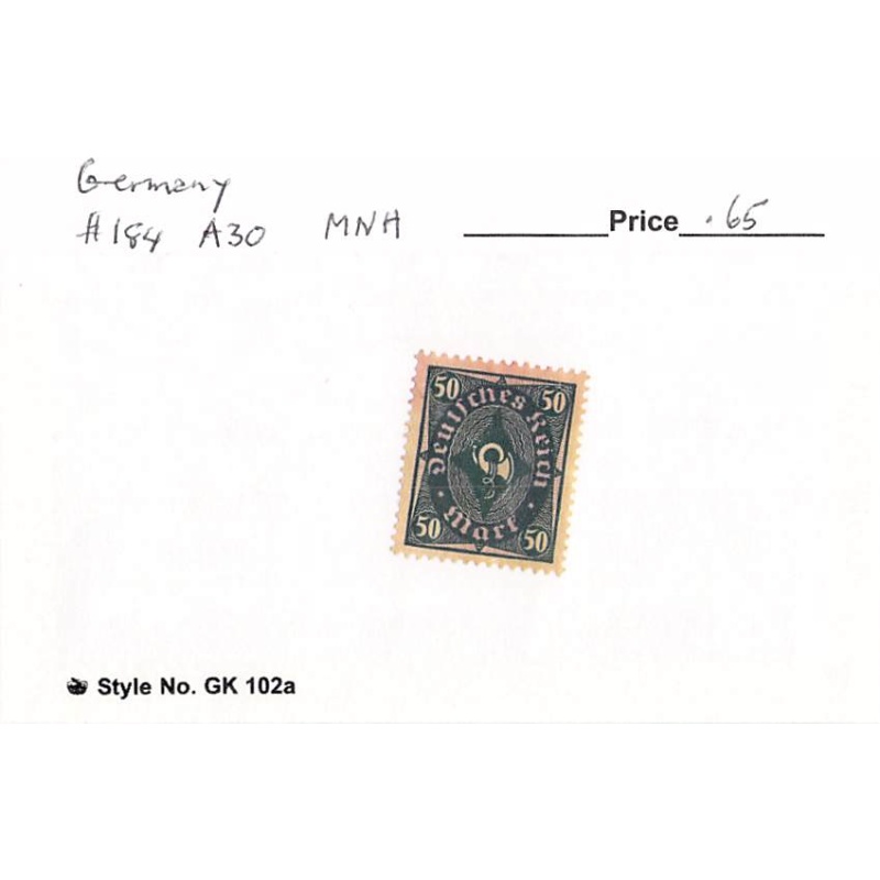Germany 184 Unused   (SC0_845)