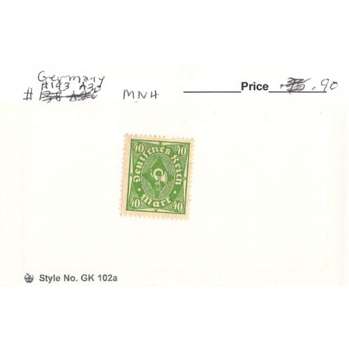 Germany 193 Unused 1  (SC0_855)