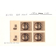 Germany Bavaria 193 Unused blk of 4 4  CV 1.00 (SC0_870)