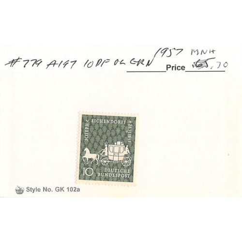 Germany 779 Unused   (SC0_934)