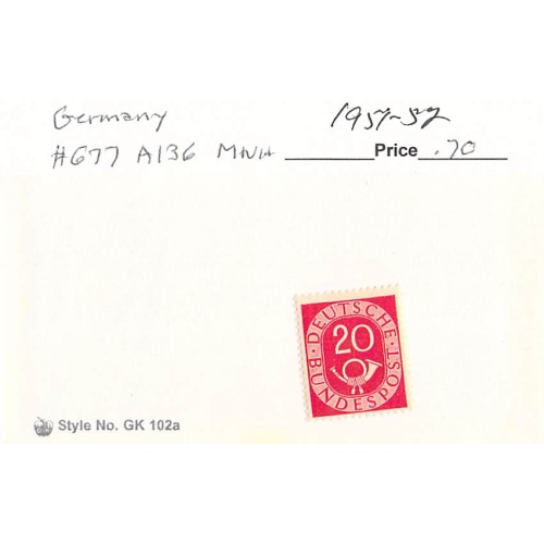 Germany 677 Unused   CV 1.20 (SC0_936)