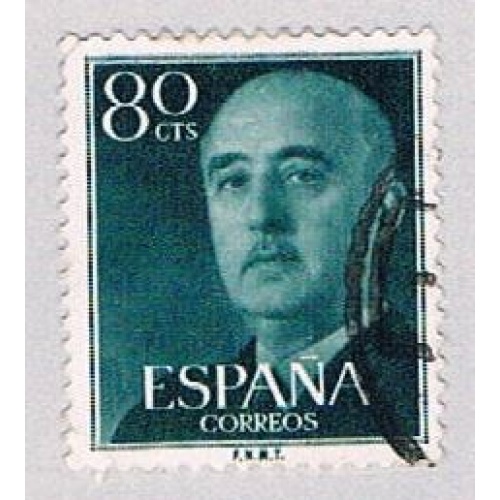 Spain 824 Used Franco 1 1954 (BP42904)