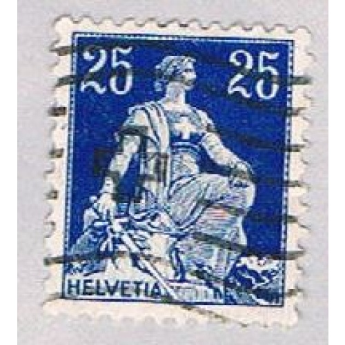 Switzerland 133 Used Helvetia 1907 (BP53832)