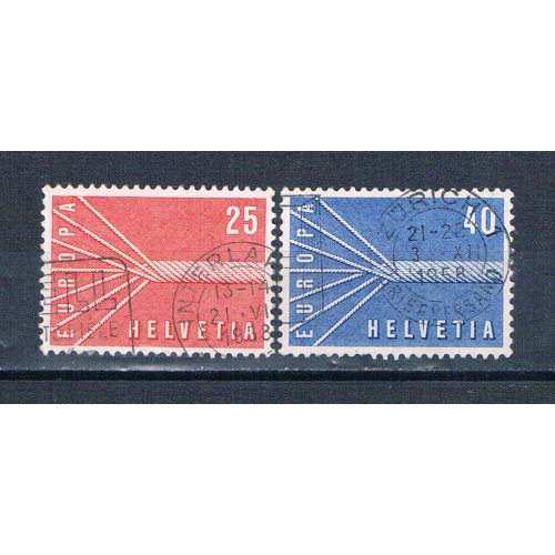 Switzerland 363-64 Used set Europa 1959 (HV0384)+
