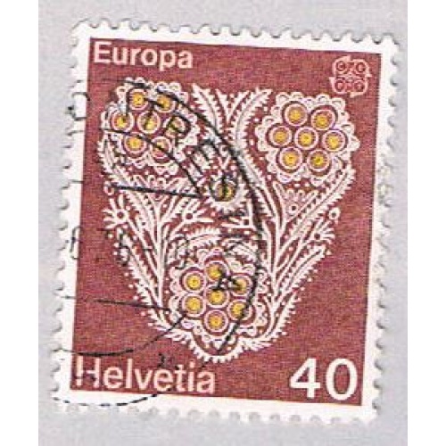 Switzerland 614 Used Lace 1976 (BP53402)