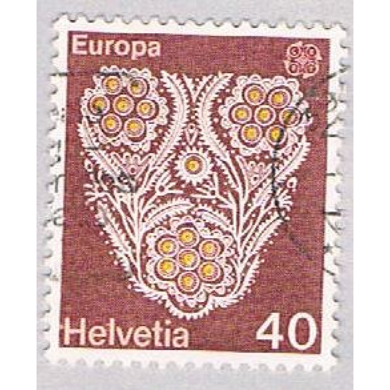 Switzerland 614 Used Lace 1976 (BP53417)