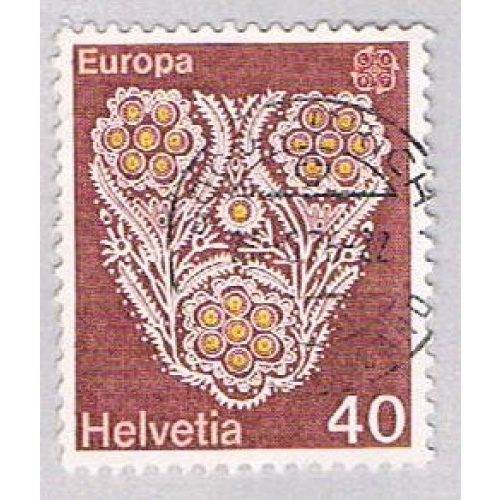 Switzerland 614 Used Lace 2 1976 (BP53414)