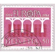Switzerland 747 Used Europa 1984 (BP52504)