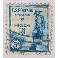 U.S. 734 Used Kosciuszko 1 1933 (BP53103)